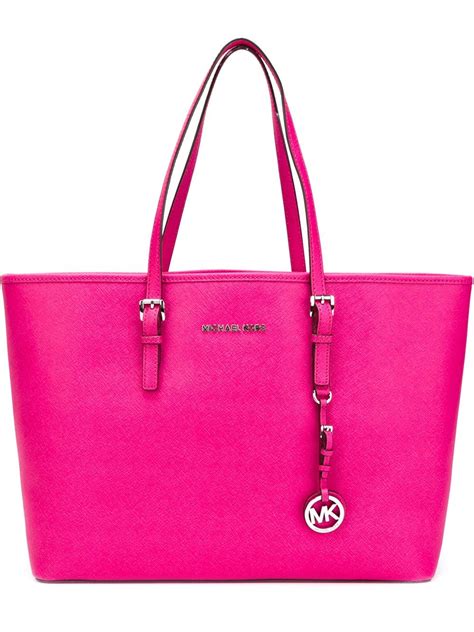 michael kors jet set travel pale pink|Michael Kors jet set luggage.